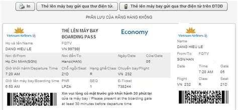 checkin online vietnam airlines